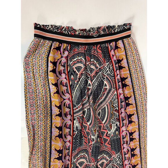 Maeve Anthropologie Womens Boho Print Wide-Leg Pants Medium - Picture 15 of 16